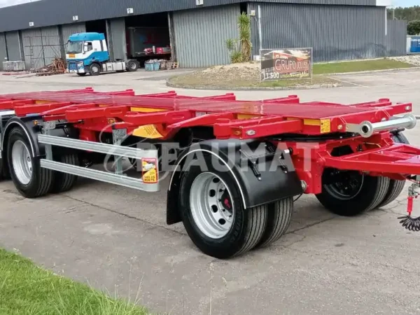 Remorque chassis porte berce intégrées